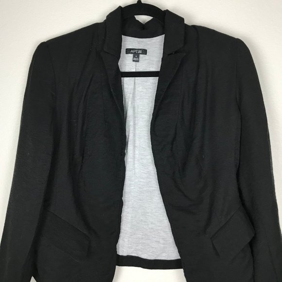 3/$20 Apt 9 Black 3/4 Sleeve Blazer - Picture 2 of 3
